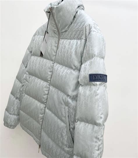 christian dior puffer jacket|Dior oblique down jacket.